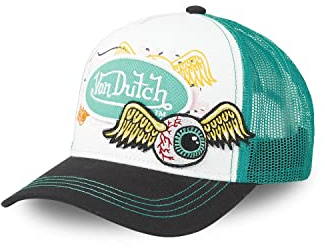 Cap Herren Atmungsaktiv, Tracker Kappe Herren, Fliegende Augen, Anti-Reizung, Grün, Einheitsgröße