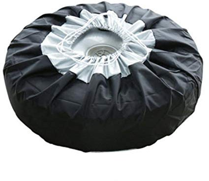 Tire protective cover, spare tire cover with storage bag, black wheel cover, for car UV minibus(size:L 1 pcs)