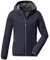 killtec Mädchen Lightweight Jacke, Leichte Jacke mit Stehkragen, packbar KOS 164 GRLS JCKT, blue anthracite, 164, 38362-000