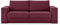 LOOKS by Wolfgang Joop Looks V-1 Designer Sofa mit Hockern, 2 Sitzer Couch, Funktionssofa, rot, Sitzbreite 180 cm