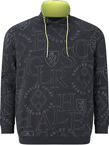 Charles Colby Herren Sweatshirt Earl Everts Dunkelgrau, 2XL (XXL) - 60/62