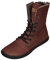KOEL Damen Barefoot Booties mit Lammwolle FARO choco, Größe:37 EU