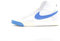Nike Herren-Blazer aus Leder, Basketballschuh, Weißes Foto, Blau, Weiß, Strand, 44.5 EU