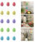 Oblique Unique® Deckenhänger 3D Girlande Bunt - hängende Papiergirlande Banner Deko - Motiv wählbar (Eier Bunt)