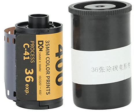 Focket 135 Kamera-Farbfilm, 35 mm Rolle, feine Körnung, Breitbelichtung, Latitude Farb-Negativfilm, ISO 320-400 °, hochauflösender, kontrastreicher Farbdruckfilm für Anfänger (36 Blatt)
