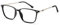 Cyxus Blaulichtfilter Brille Brillenfassung Vintage Retro Stil für PC TV Tablet Unisex (8208 Schwarz&Silber)