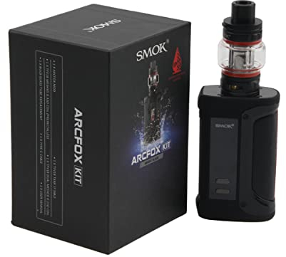 Smok Arcfox Kit mit 7,5 ml TFV18-Tank, Smoktech 230 W Mod, IP67, wasserdicht, staubdicht, stoßfest, Vape-Gerät, kein Nikotin, helles Schwarz