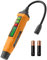 Détecteur de gaz Naturel, TopTes PT210S avec sonde de 10cm Détection pour Les fuites de gaz Naturel et du Propane - Convient pour Les cuisinières et Les Fours, Mesure en% Lie (Pile x2 Incluse)-Orange