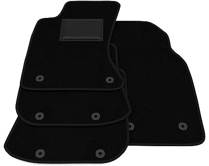 Samtfußmatten kompatibel mit Audi S4 B5 1997-2001, Autofußmatten-Kit, Samtteppich-Set, Autoteppich