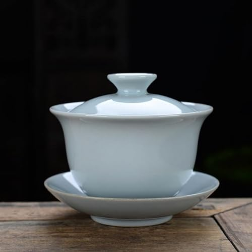 YIPOCH Kung Fu Ancien Voyage Gaiwan Portable élégant céramique Traditionnel Gaiwan Classique rétro Belle soupière thé Accessoires
