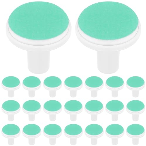 Mipcase 24 Pièces Tête De Rechange Pour Polissoir à Ongles Recharge Électrique Coupe-ongles Bébé De Remplacement Pour Lime à Ongles Enfant Tête De Polissage Papier De Verre
