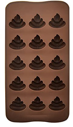 Aznever Schokoladenform, Silikon Poop Geformte Form, Temperaturbeständige Super Poop Pralinenform, Formwerkzeuge Für Jelly Cake Chocolate Home Backing