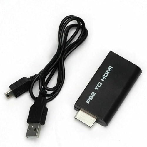 PS2 to HDMI Converter Game to HDMI Video Audio Adapter for Playstation 2 KK's