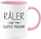 quotedazur - Mug Humour Râler C'est Mon Super Pouvoir - Tasse Cadeau Humour Râleur/Râleuse - Rose/Céramique