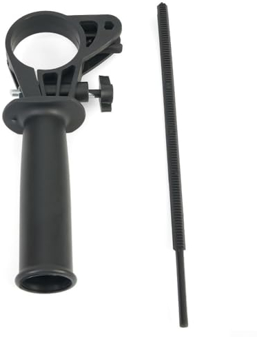 Mango de taladro de martillo lateral universal, mango lateral ajustable, taladro eléctrico de plástico, pieza de repuesto para máquina de molienda para mango de taladro de impacto (1 unidad)