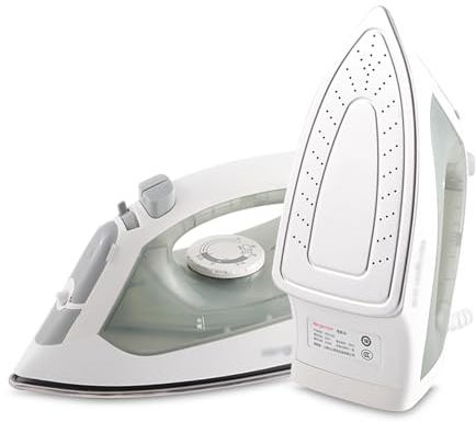 YUHANG Steam Iron,1600W,With Stainless Steel Soleplate, Fast Heat Up,200ml Water Tank,1.6m Power Cable,Steam up to 75g/min,Auto-Clean,Anti-Drip Protection