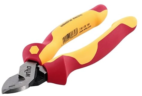 Wiha 32907 Isolierte Kabelschneider mit Wellenschliff, 16 cm