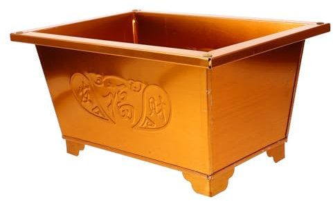 Ciieeo Incinerator Can Bin for Home Outdoor Sturdy Iron Burn Barrel Garden Burning Bin