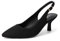 DREAM PAIRS Women's Kitten Heel Slingback Pointed Closed Toe Low Stiletto Heels Dress Bridal Elegant Wedding Pumps Shoes,Size 7,Black-Suede-1,SDPU2444W