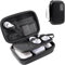 ProCase Tragetasche für MacBook Power Adapter, Mac Ladegerät Netzteil Power Bank Apple Magic Mouse Hülle, Reise Organizer für Apple Pencil Magsafe Kabel, Elektronik Accessories Aufbewahrung -S Black