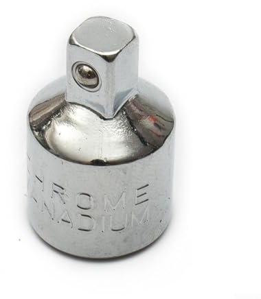 Drive Socket Adapter, Portable Adapter Part, 1/2 3/8 1/4 Female To Male Drive Socket Spanner Converter Wrench, Steel, Various Sizes(3/8-1/4)