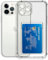 Shani Clear Card Case for iPhone 13 Transparent Back Card Holder Phone Case, Ultra Slim Soft TPU Shockproof Protection, Non-Yellowing, Clear Wallet Case, Card Slot Bumper Cover (For iPhone 13)