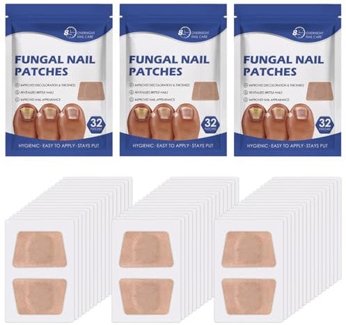 96 Stück Nagel-Reparatur-Pflaster 10g für beschädigte und verfärbte Nägel (3.5 x 6.1 cm)