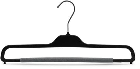 Kiroplast 10 Grucce per Pantaloni Stampelle Porta Pantaloni Salvaspazio Appendini Plastica Spugna Antiscivolo Ometti per Pantaloni 38cm