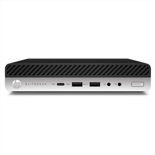 HP Elitedesk Mini PC DM Intel Core i5 6th, 8 Gb Ram, 128 Gb Ssd, Wifi Usb, Win 11 Pro + Libre Office (Ricondizionato)