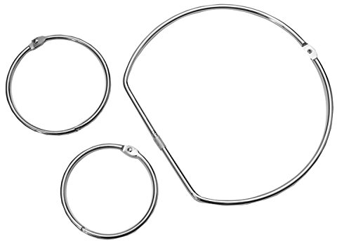 Gummiprodukt MB704 - XXL Schlüsselring aufklappbar aus gehärtetem Stahl (Ø 110mm)