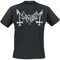 Mayhem Distressed Logo Männer T-Shirt schwarz L 100% Baumwolle Band-Merch, Bands