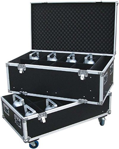 TEGO PRO 27258 Transportcase für 16 Scheinwerfer bis zu einer Größe von ca. 27 x 29 x 40,5 cm Scheinwerfercase