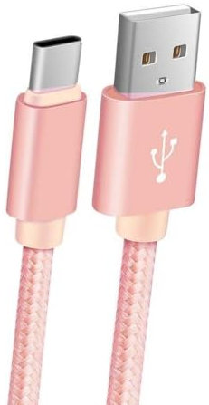 NWNK13 USB C Cable Type C Fast Charging Cable for Samsung S21 S21+ S21 ultra S20 Fe 4G S20 Fe 5G S20 S20+ S20 ultra Android Phone Charger Lead Wire Sync Cord for A32 A12 A41 A72 (Rose Pink, 3m)