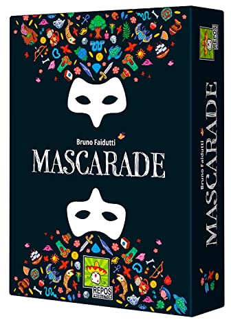 Repos Production - Mascarade, Kartenspiel auf Spanisch (REMAS01), ab 10 Jahren.