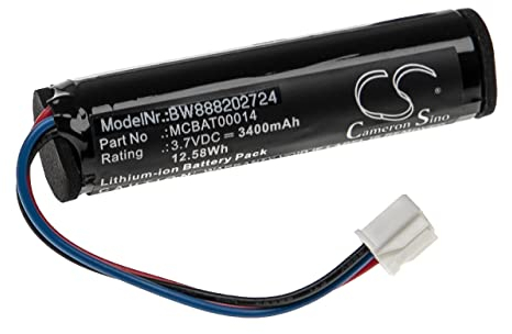 vhbw Batterie Remplacement pour Parrot MCBAT00014 pour télécommande Manette de Drone (3400mAh, 3,7V, Li-ION)