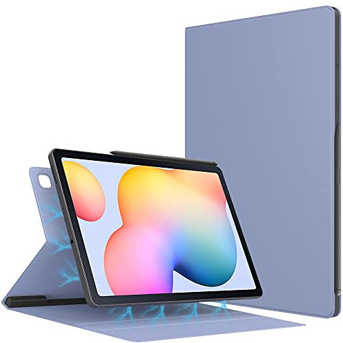 TiMOVO Case for All-New Samsung Galaxy Tab S6 Lite 10.4 Inch 2024/2022/2020, Ultra Slim Lightweight Magnetic Stand Cover Fit Galaxy Tab S6 Lite Tablet, Lavender Gray