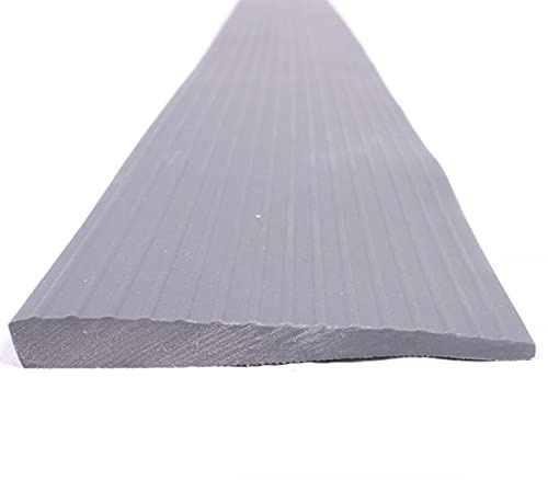 REHASHOP Vollgummirampe Gecko (18 mm) - Flexible und robuste Schwellenrampe aus Gummi, Verschiedene Höhen und anpassbar