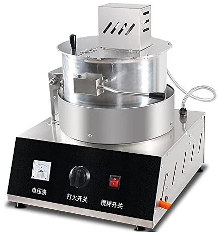 MNSRRN Traditional Popcorn Machine, Large Capacity Street Vending Snack Machine, Delicious Healthy Cinema Popcorn Machine