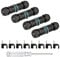 Zevnico IP68 Waterproof Cable Connectors, 3 Pole Outdoor Cable Connectors, 2 Way External Sleeve Coupler Ø 4mm-8mm (Pack of 4)