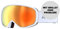ATOMIC REVENT STEREO Skibrille - Light Grey - Skibrillen mit Blendschutz - Hochwertig verspiegelte Snowboardbrille - Brille mit Live Fit Rahmen - Skibrille mit Doppelscheibe