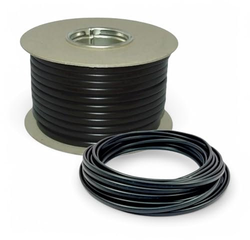 Twin 2 Core Cable 12v 24v Flat Thin Wall Automotive Auto Wire Black & Red (16.5 Amp - 1.0mm x 10 Metres)