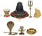 BRACOP Hindu Gott Figur Shiva Lingam Statue Indien Göttin Haus Tempel Mandir Dekoration Lord Shiva Murti Nataraja Hinduismus Figur Religiöse Statue Buddha Dekorative Skulptur Geschenke