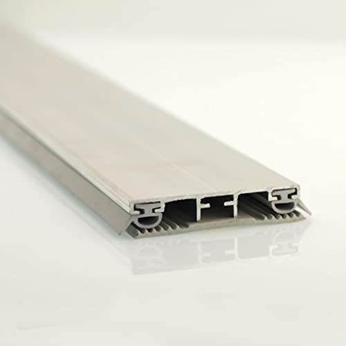 Löffert® Universalprofil Alu/Gummi | 2000 mm | Aluminium-Profile & Zubehör für 16mm Stegplatten Polycarbonat HKP