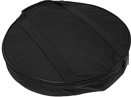 Milisten Thickened Gong Protective Bag 15.75 Inch Portable Cymbal Storage Case with Smooth Zipper for Secure Instrument Transport
