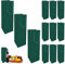 POPOYU 8 Piezas Bolsas de Regalo para Vino,Verde Bolsa de Vino de Papel Kraft con Asa para Navidad,Bodas,Cumpleaños, Fiestas de Vacaciones
