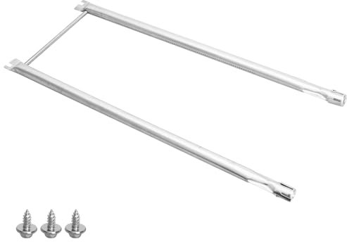 7507 Spirituosenbrenner-Ersatz für Weber Spirit 210/200 Serie S-210 S-200 E-210 E-200 (mit Seitensteuerung), Spirit 500, für Weber Genesis Silver A Gasgrill-Teile, Edelstahl-Gasgrill-Brenner-Rohr