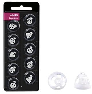 Offene Kuppeln für Oticon MiniFit 8 mm für OTICON Hörgeräte (10)