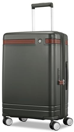 Samsonite Virtuosa Hardside Erweiterbares Handgepäck mit Spinnrollen, Pine Green, Carry-On 21-Inch, Virtuosa Collection