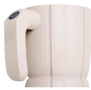 Niwugady Tamiz eléctrico de harina para hornear, tamiz de harina a pilas con mango de manivela, utensilios de cocina portátil para repostería, herramientas de bricolaje para cocinar show One