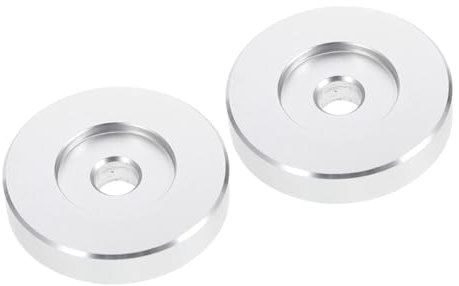 Artibetter 2pcs Vinyl Record Adapter Single Adaptor Turntable Accessory for Vinyl Records Easy to Use Stable Design for Home and Professional